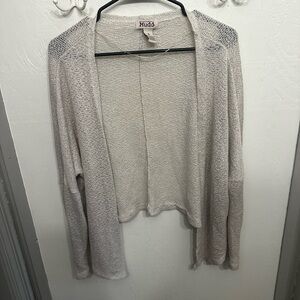 Y2K Mudd cream Cardigan|| Size Small